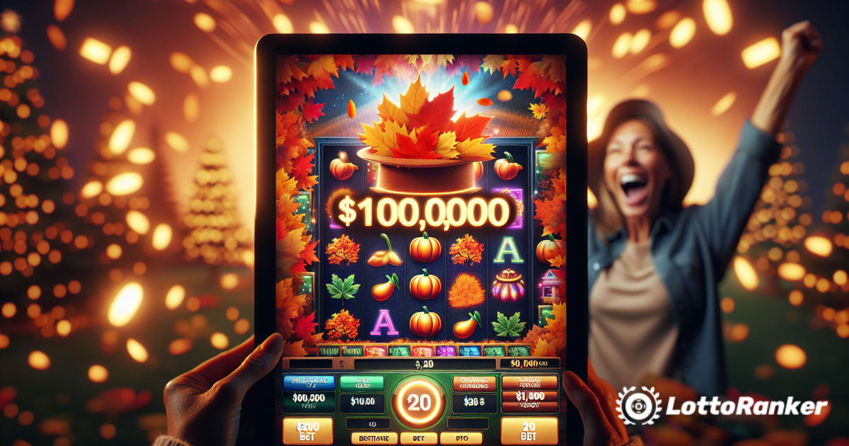 Michigan Lottery's Autumn Bucks Game Pays Woman $100,000 on $20 Bet
